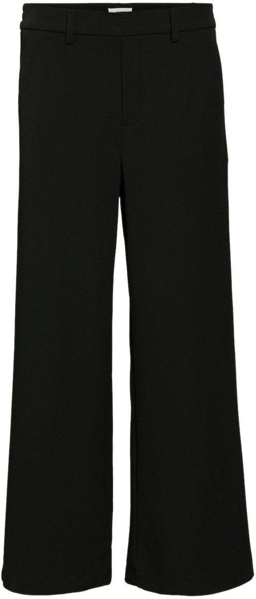 Object Objlisa Wide Pant Tall Broeken Dames - Zwart - Maat 38 TALL