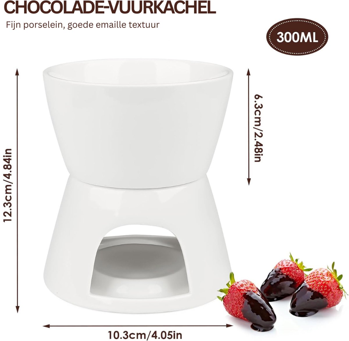ZRSS® Kaasfondue Pan - Chocolade Fondueset Elektrisch - Anti-aanbak – foto 2