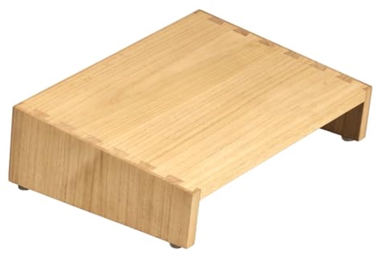 Verstelbare Ergonomische Voetenbank voor Onder Tafel - Draagbaar Houten Voetensteun voor Betere Houding