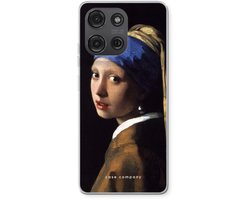 Case Company® - Hoesje geschikt voor Motorola Moto G86 hoesje - The Pearl Earring - Soft Cover Telefoonhoesje - Bescherming aan alle Kanten en Schermrand