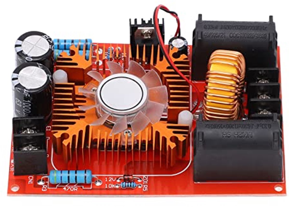 ZVS-stuurkaart Hoogspanningsspoelverwarmingskaartmodule Excitatiecircuitontwerp DC Voor Marx-generator, DC 12-30V ZVS-spoel Flyback-stuurkaart,