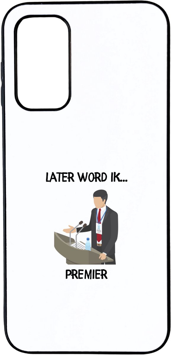 Hacebo® - Later word ik president telefoonhoesje - President - Een toekomstige president - telefoonhoesjes - Premier - topman - hoesje geschikt voor Samsung Galaxy A14 (5G)
