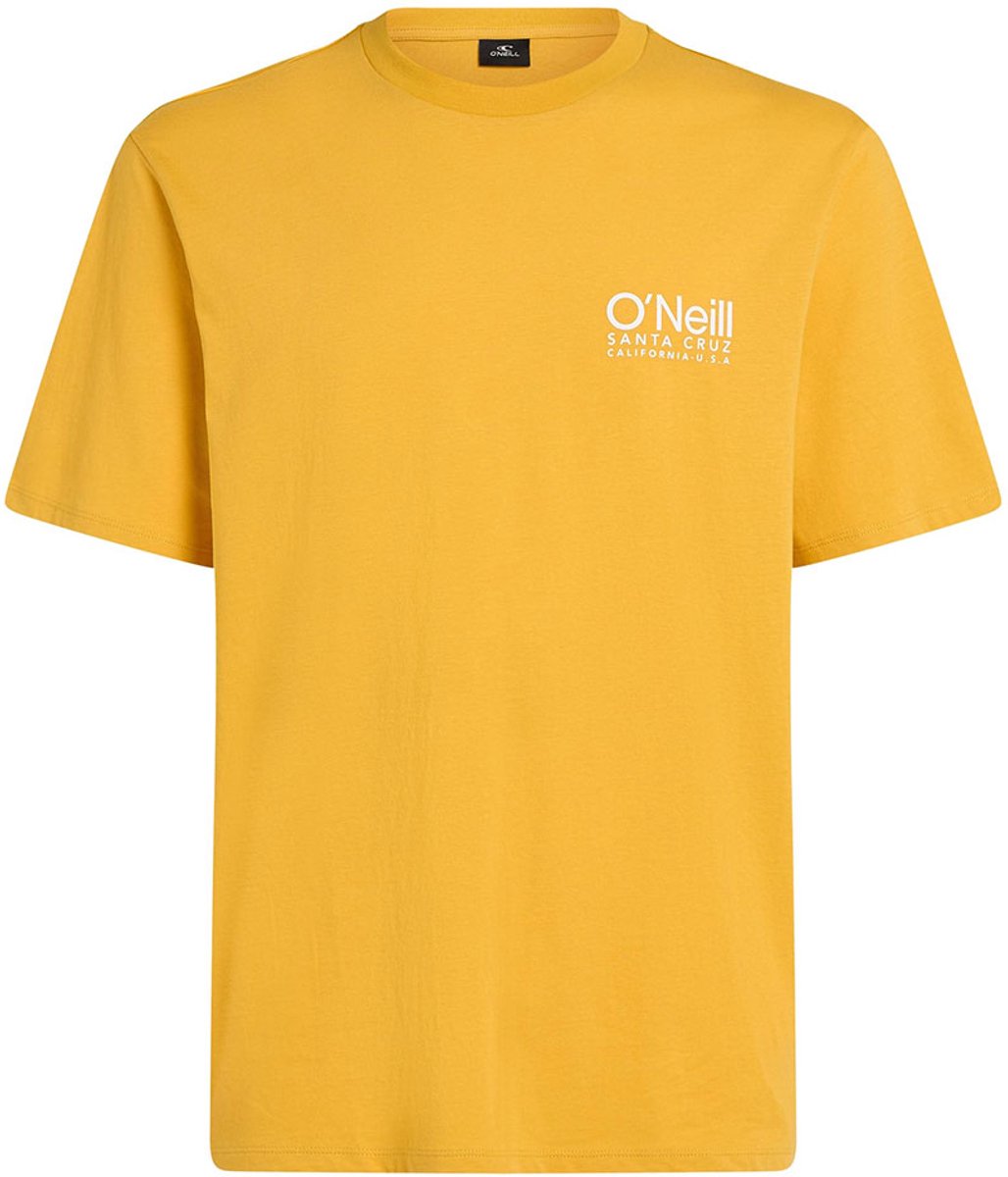 O´neill Original Cali Logo T-shirt Met Korte Mouwen S Man Golden Haze