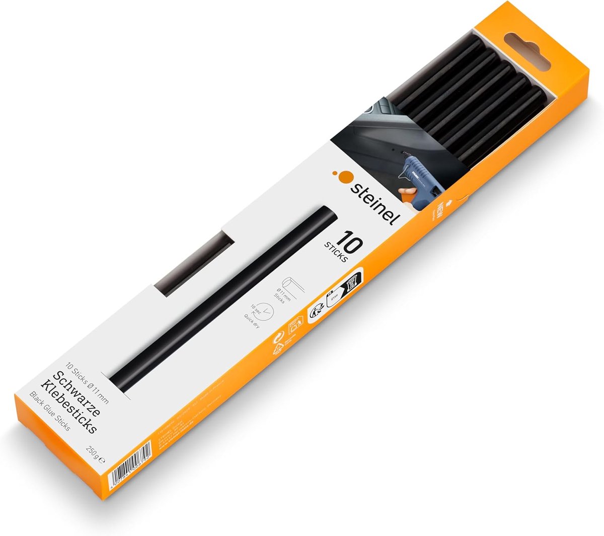 Steinel Lijmpatronen 11mm, 250g, zwart - 006792
