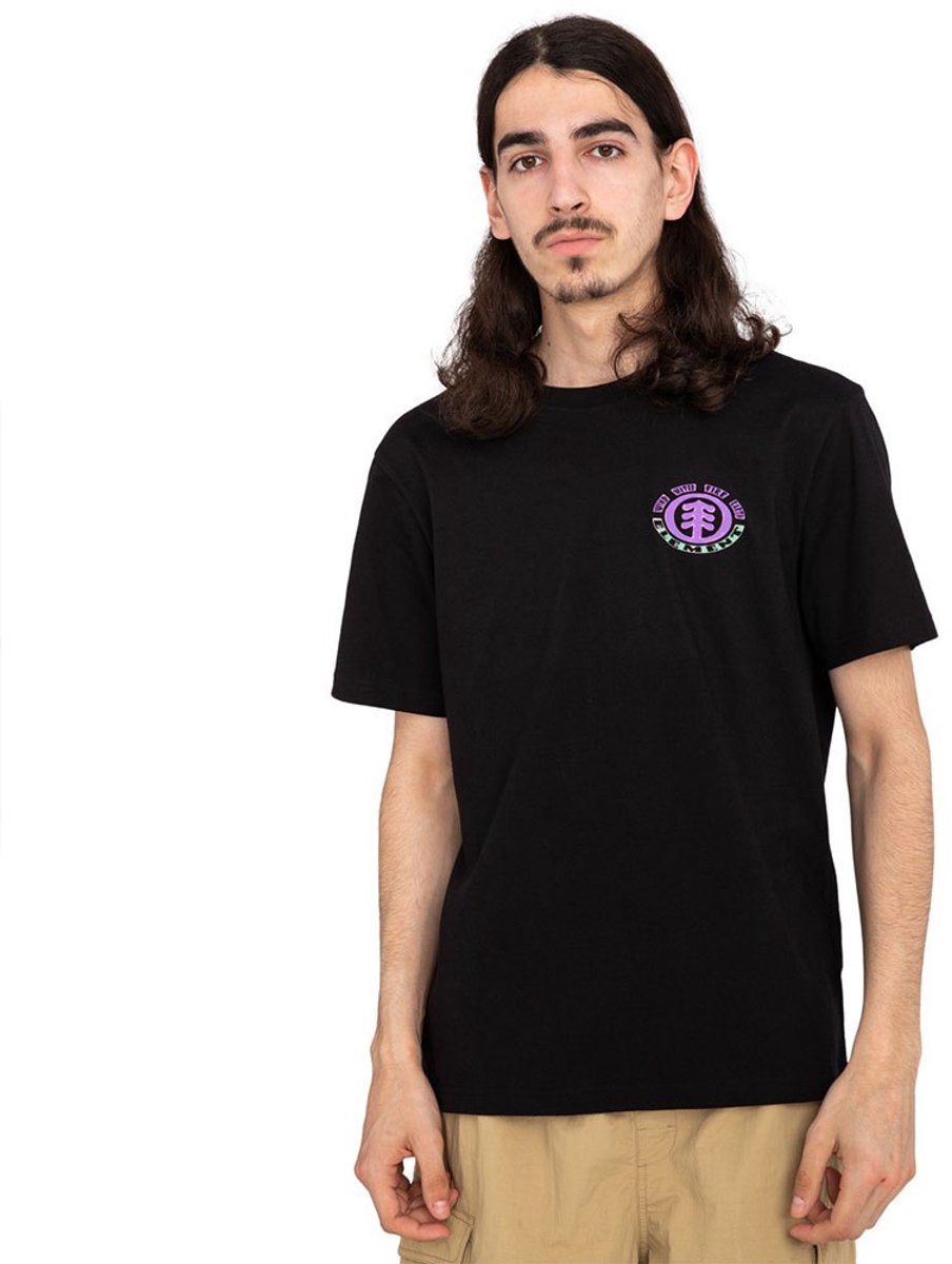 Element Sandy T-shirt Met Korte Mouwen L Man Zwart