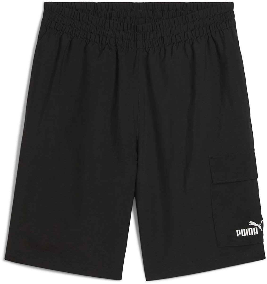 Puma Ess N1 Logo 9´´ Cargo Shorts Man Zwart