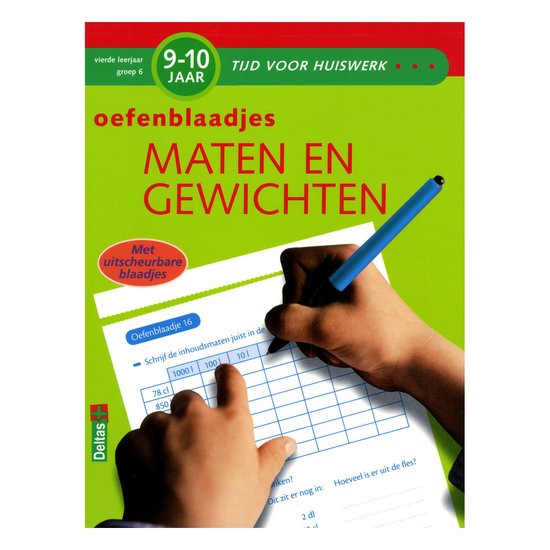 Tijd voor huiswerk - Maten en gewichten 9-10 jaar, vierde le ... - cover
