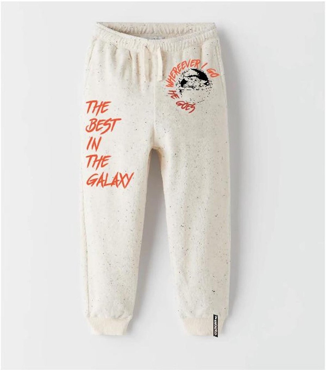 SW The Mandalorian Boys Sweatpants White