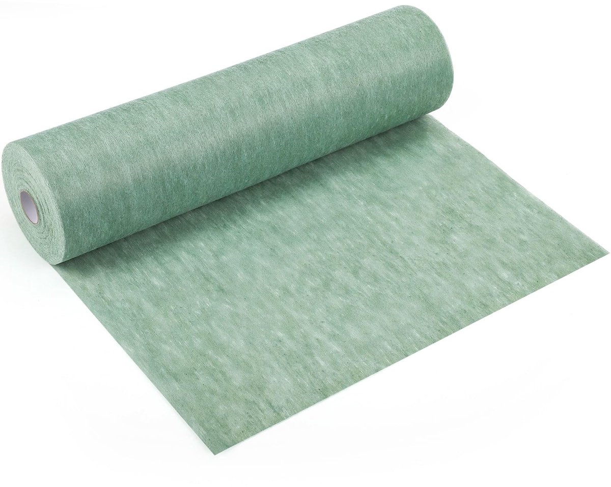 Vlies Tafelrunner - Zelf op maat te knippen - Saliegroen - 30 cm x 30 meter