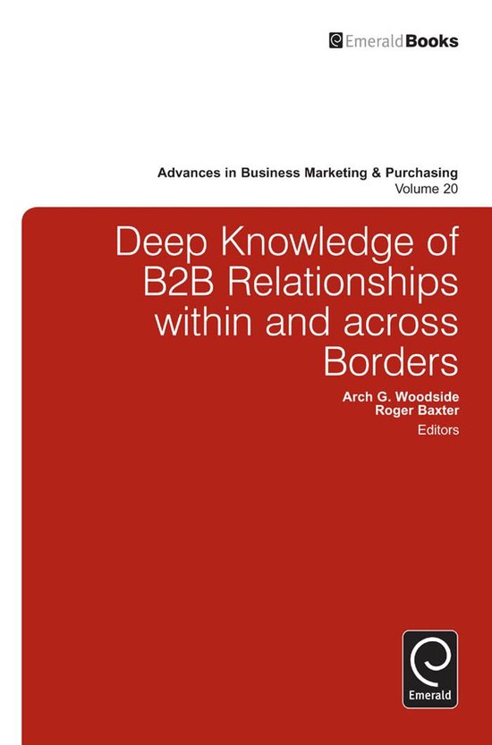 Advances in Business Marketing and Purchasing 20 - Deep Know ... - cover