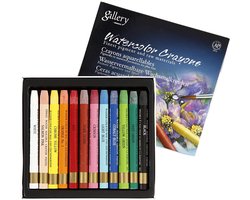 Mungyo Gallery Aqua Crayons Aquarelkrijt Set 12 stuks