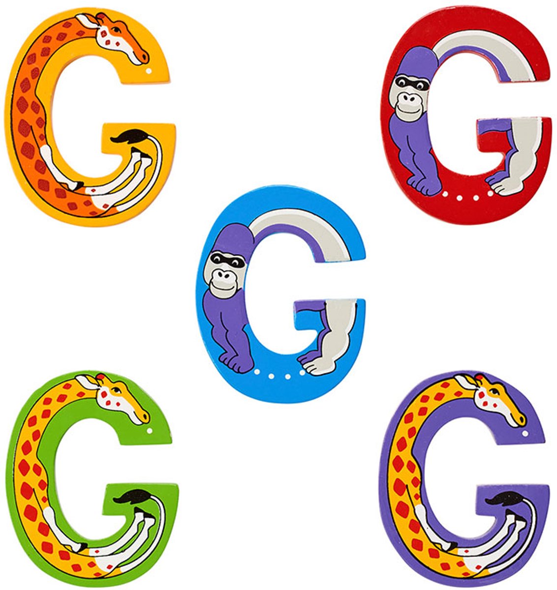 Hoofdletter G (assorti geleverd)
