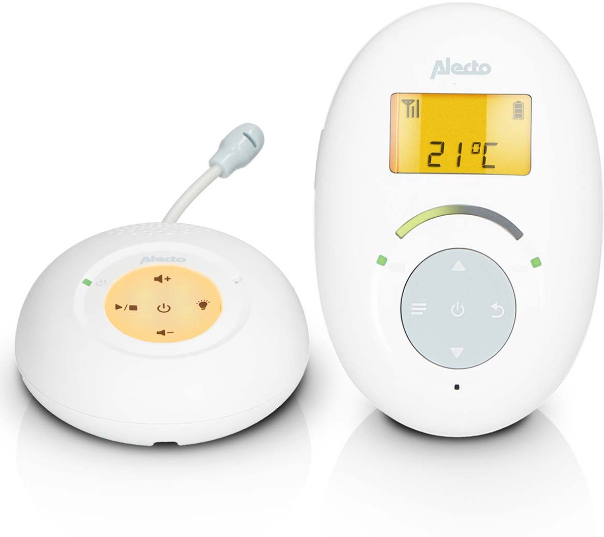 Alecto DBX120 - Full Eco DECT Babyfoon - Wit