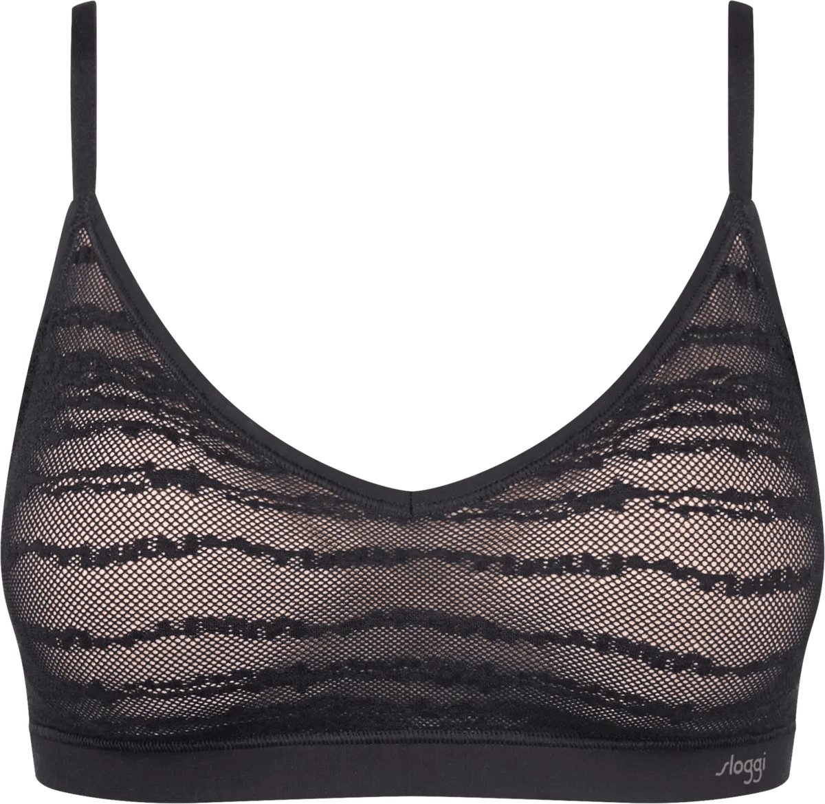 Sloggi FREE Evolve PU Lace Dames Beha - ZWART