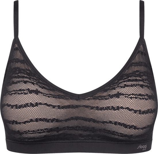 Sloggi FREE Evolve PU Lace Dames Beha - ZWART