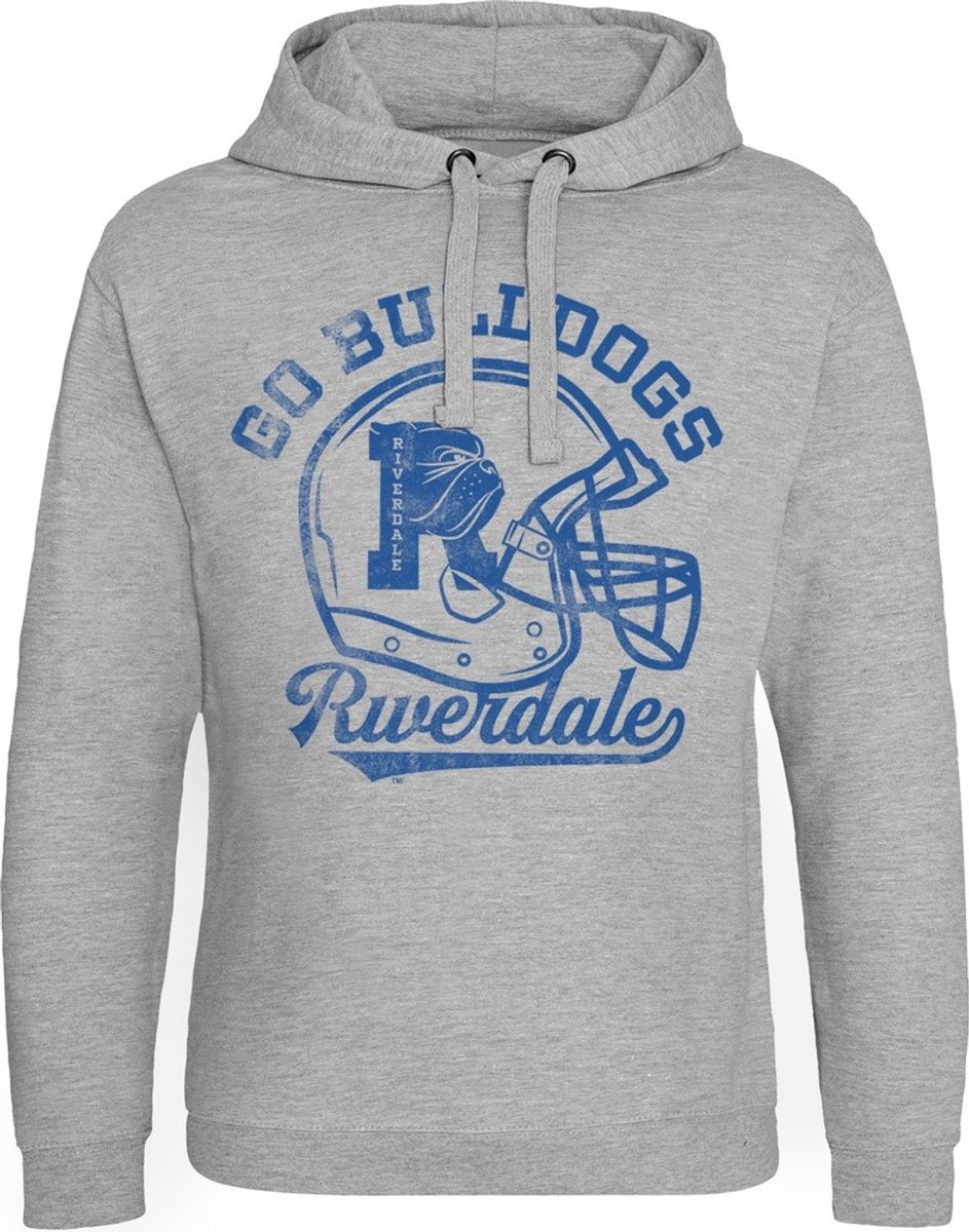 Riverdale Go Bulldogs Vintage Epic-hoodie, grijs gemêleerd