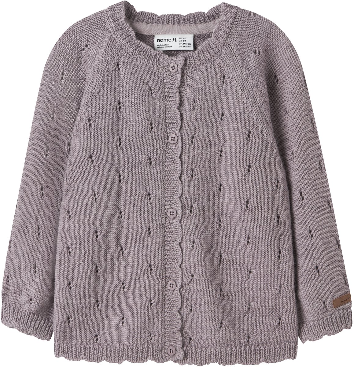 NAME IT - NMFWRILLA WOOL LS KNIT CARD - Meisjes - Cardigans