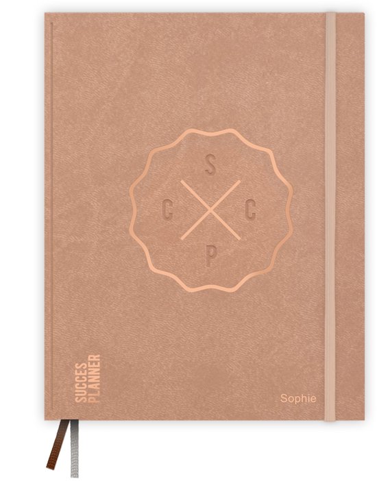 SuccesPlanner 2026 - Agenda hebdomadaire - privé et professionnel dans un seul agenda - Couleur blush