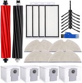 12 Stuks Stofzak Accessoires voor Ecovacs Deebot X1 Omni & X1 e Omni, T20 omni, T20e Omni Zuigstation, Reserve Stofzuigerzakken Compatibel met Ecovacs Deebot, 3.2L Grote Capaciteit Stofzuigerzak