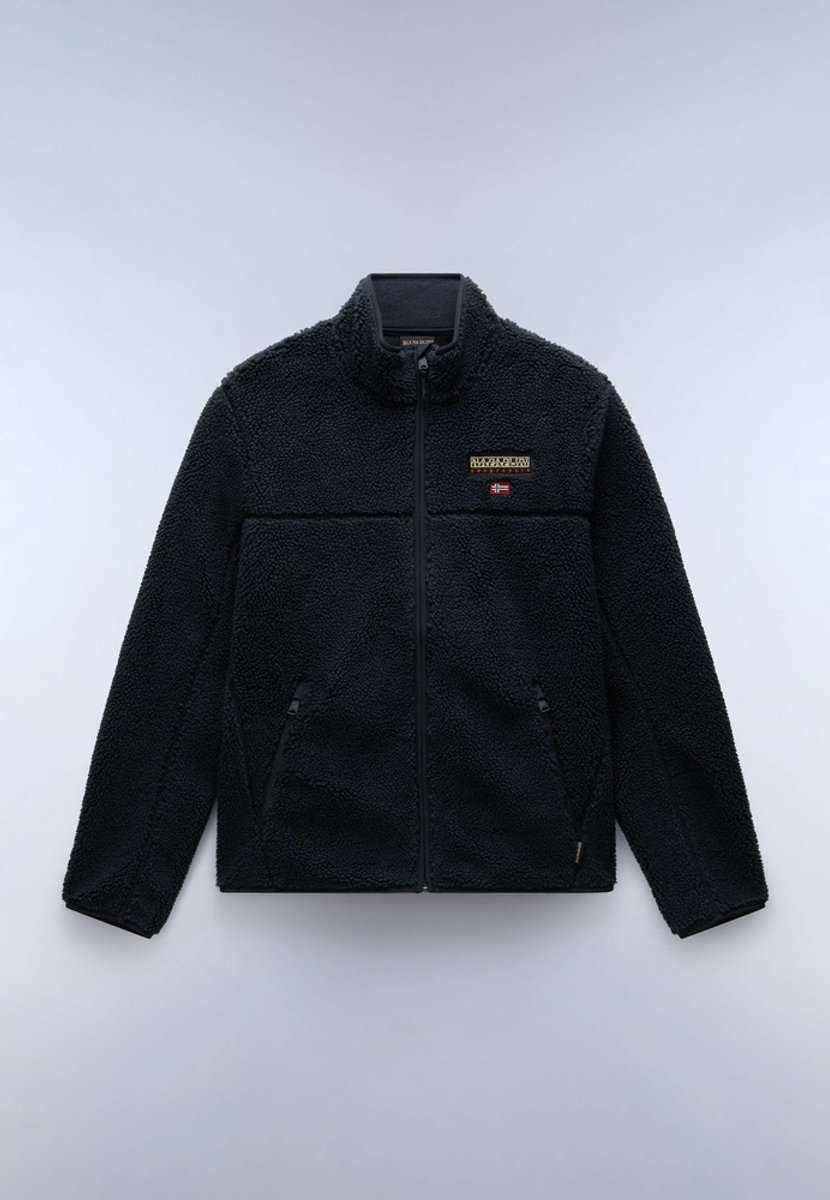 Napapijri fleecehoodie T-Tynik Fz NP0A4IA9 Zwart