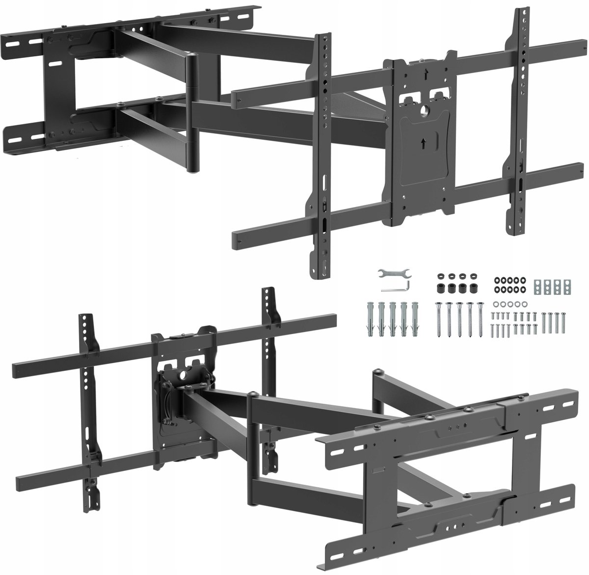Vetouson TV-muurbeugel 42-90 inch, 92cm uitschuifbaar, 60kg belastbaar