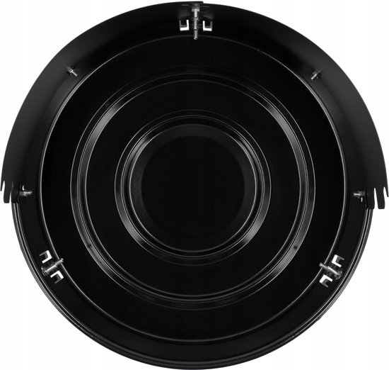 Klassieke ronde houtskoolgrill 36 cm - draagbaar en verstelbaar — afbeelding 4