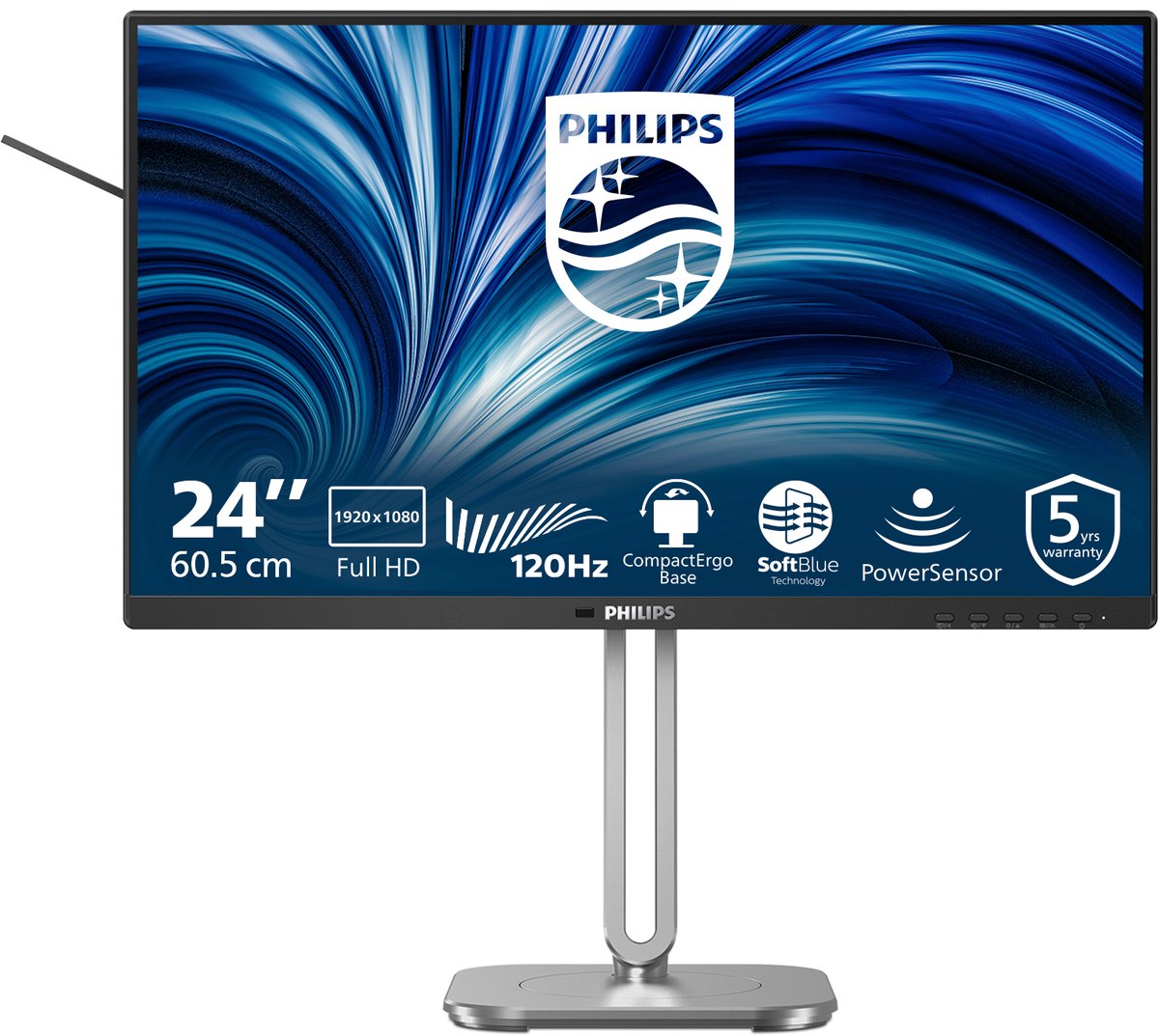 Philips 4000 series 24B2N4200/00 computer monitor 60,5 cm (23.8") 1920 x 1080 Pixels Full HD LCD Grijs