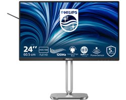 Philips 4000 series 24B2N4200/00 computer monitor 60,5 cm (23.8) 1920 x 1080 Pixels Full HD LCD Grijs