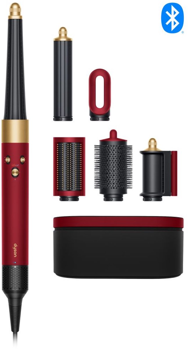 Dyson Airwrap i.d. Straight + Wavy Red Velvet/Goud