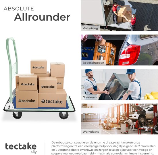 Schwerlast-Plattformwagen Schiebebügelwagen 1000 x 700 mm online kaufen