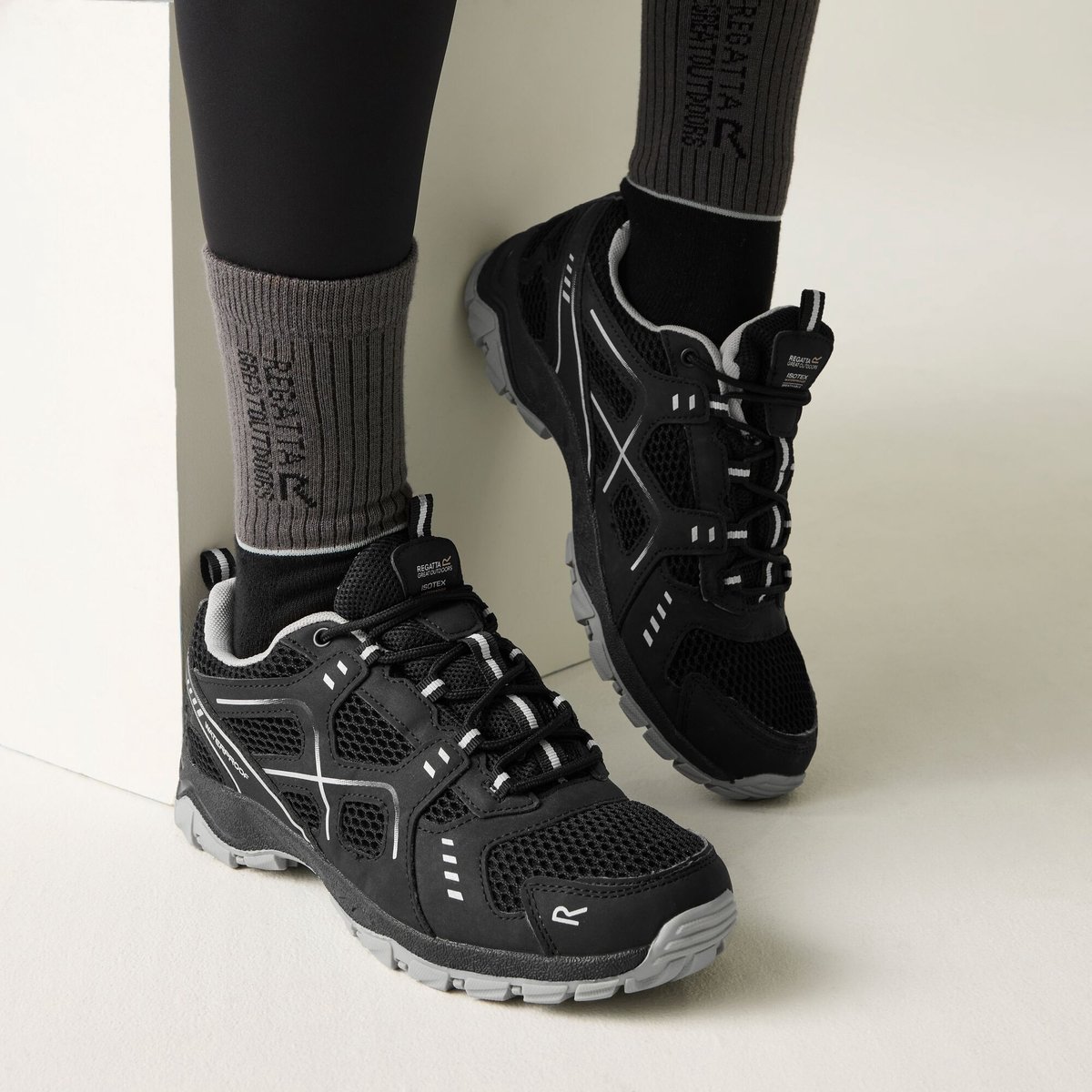 Laarzen Dames Waterproof Mesh Vendeavour Zwart