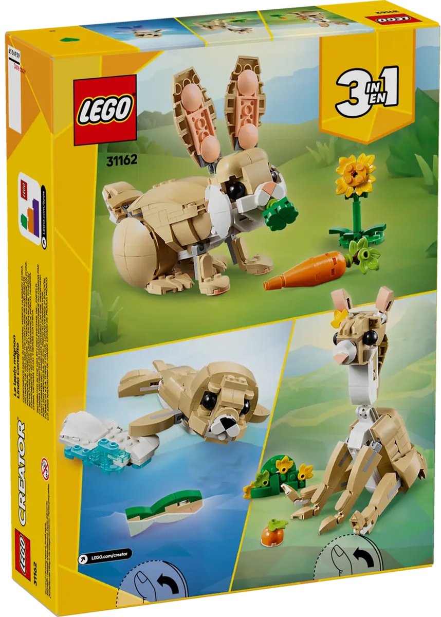 LEGO Creator 3in1 Lief konijn dieren - 31162 — afbeelding 25