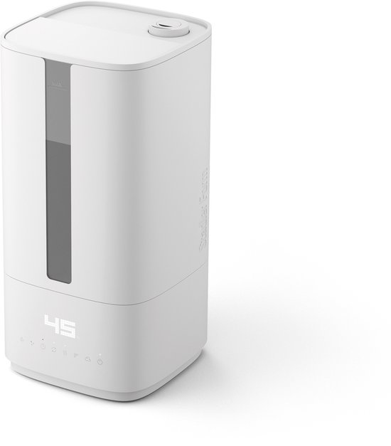 Stadler Form Oliver White – Ultrasoon luchtbevochtiger met UV-hygiëne – 420 g/u – 6,8 L tank – Hygrostaat & Auto-modus – 6 outputniveaus – Voor 60 m² – Afstandsbediening