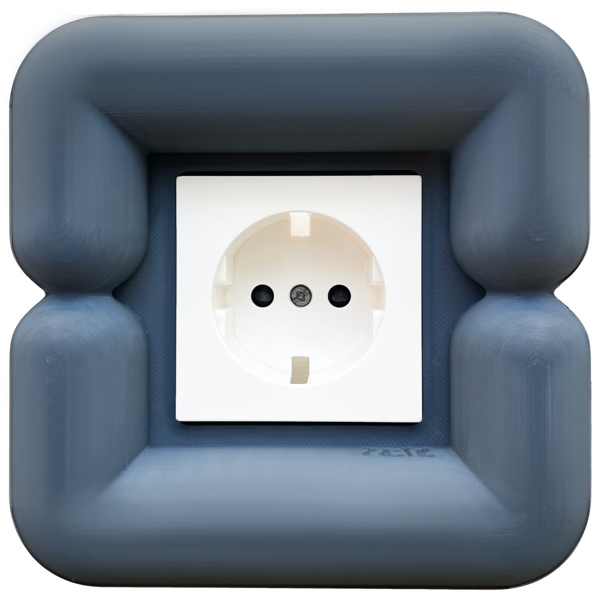 Felt- Stopcontact - Office grey - Big Buoy - 1 stopcontact- Plug frame