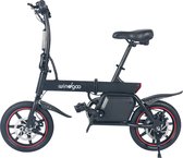 Windgoo - B20 - Elektrische Vouwfiets - E Bike - 250W - 14Inch - 25KM/H - Zwart