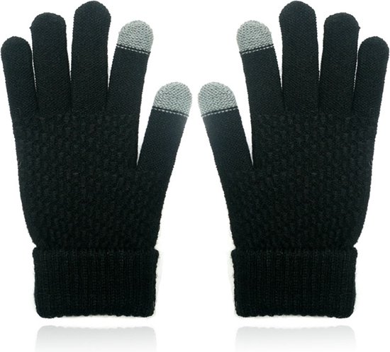 LGT JWLS Dames Touchscreen Handschoenen in Zwart