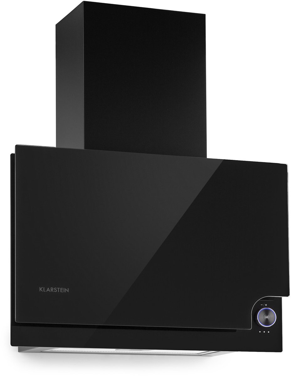 Amelia afzuigkap 123W 60x47x235cm LED touch draaiknop zwart