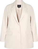 ZIZZI CAKAISA L/S BLAZER Dames Blazer - Sand - Maat 54