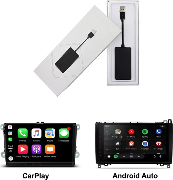Carlinkit Wireless CarPlay Dongle - USB Adapter voor Android Autoradio ...