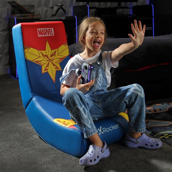 X-Rocker - Officiele Marvel Captain Marvel Inklapbare Gaming Stoel ...