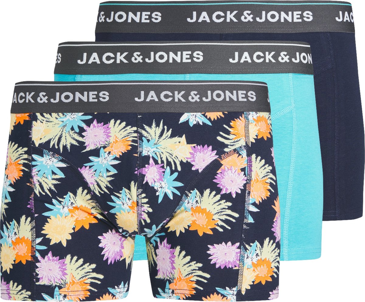 Jack & Jones Junior Boxershorts Jongens Trunks JACREECE 3-Pack - Maat 176 - JACK & JONES