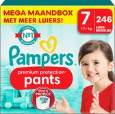 Pampers - Premium Protection Pants - Maat 7 - Mega Maandbox - 246 stuks - 17+ KG