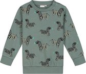 Prénatal baby sweater - Jongens - Dark Green Blue - Maat 68