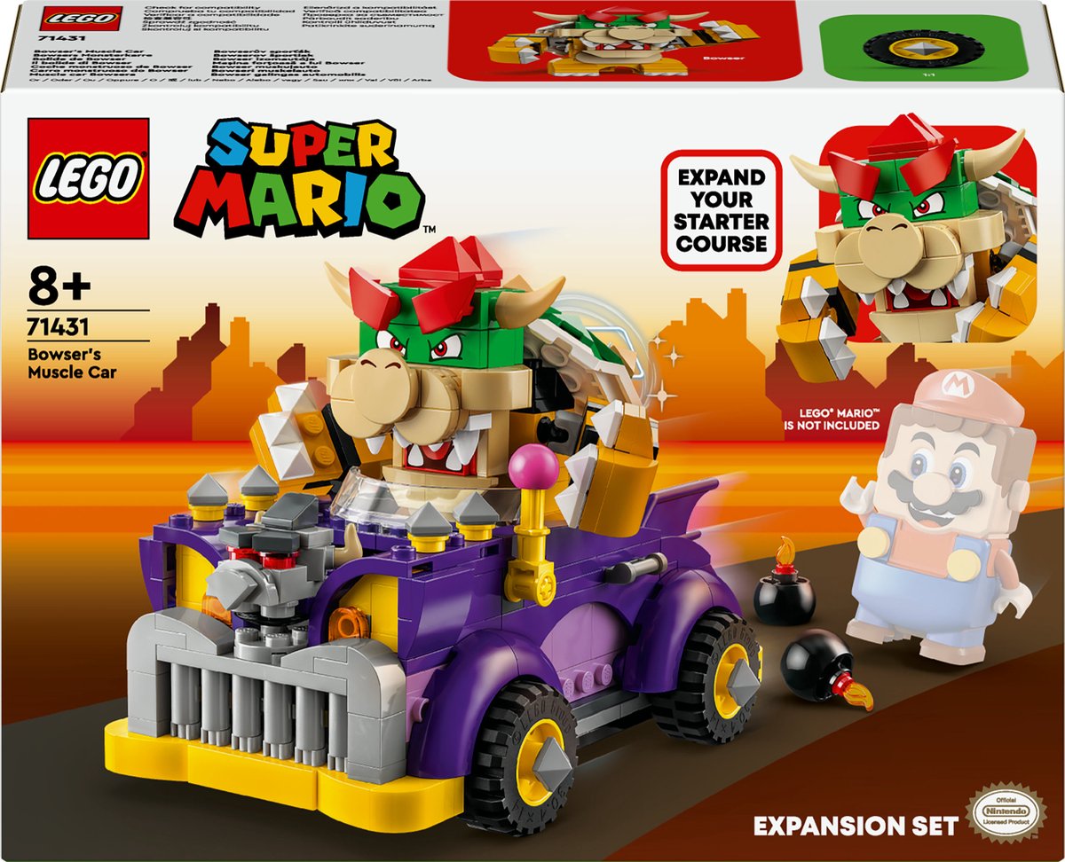 LEGO Super Mario Uitbreidingsset: Bowsers Bolide - 71431 - LEGO