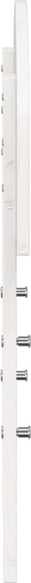 vidaXL-Tête de lit- 75 cm-pin massif-blanc