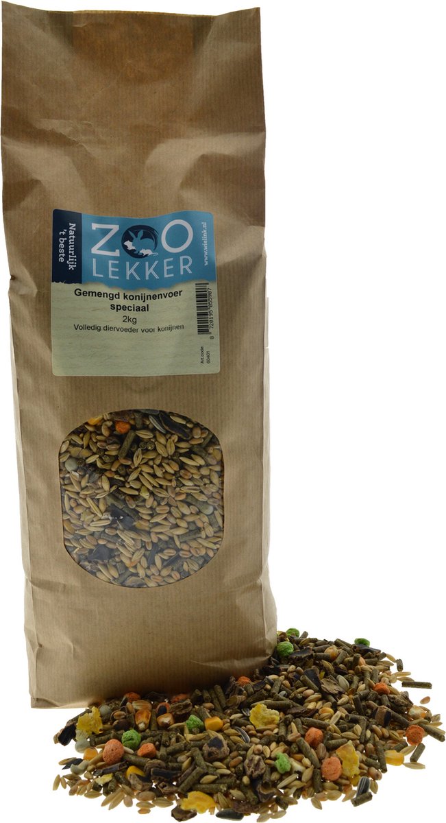 Zoolekker Gemengd konijnenvoer speciaal 2kg