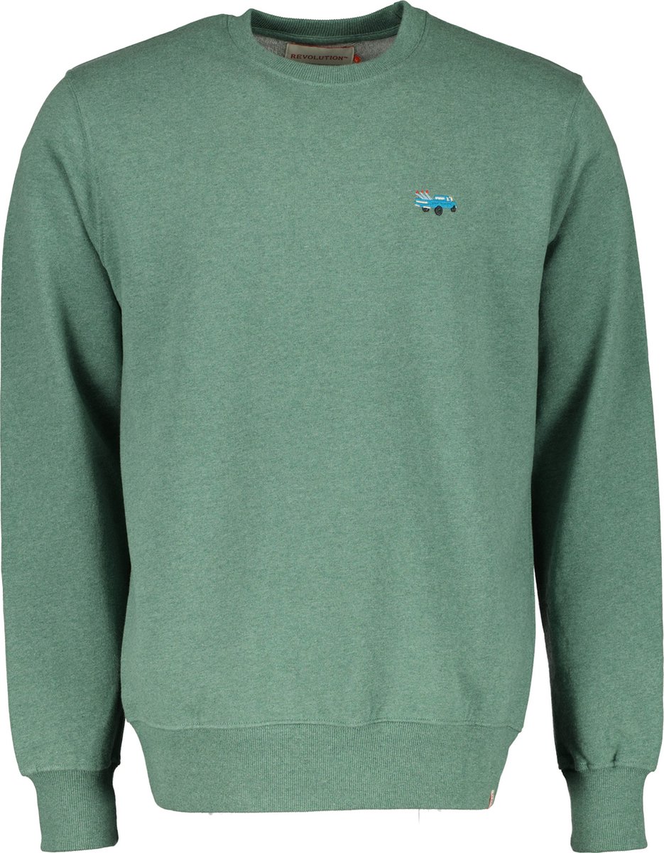 Revolution Sweater - Modern Fit - Groen - S