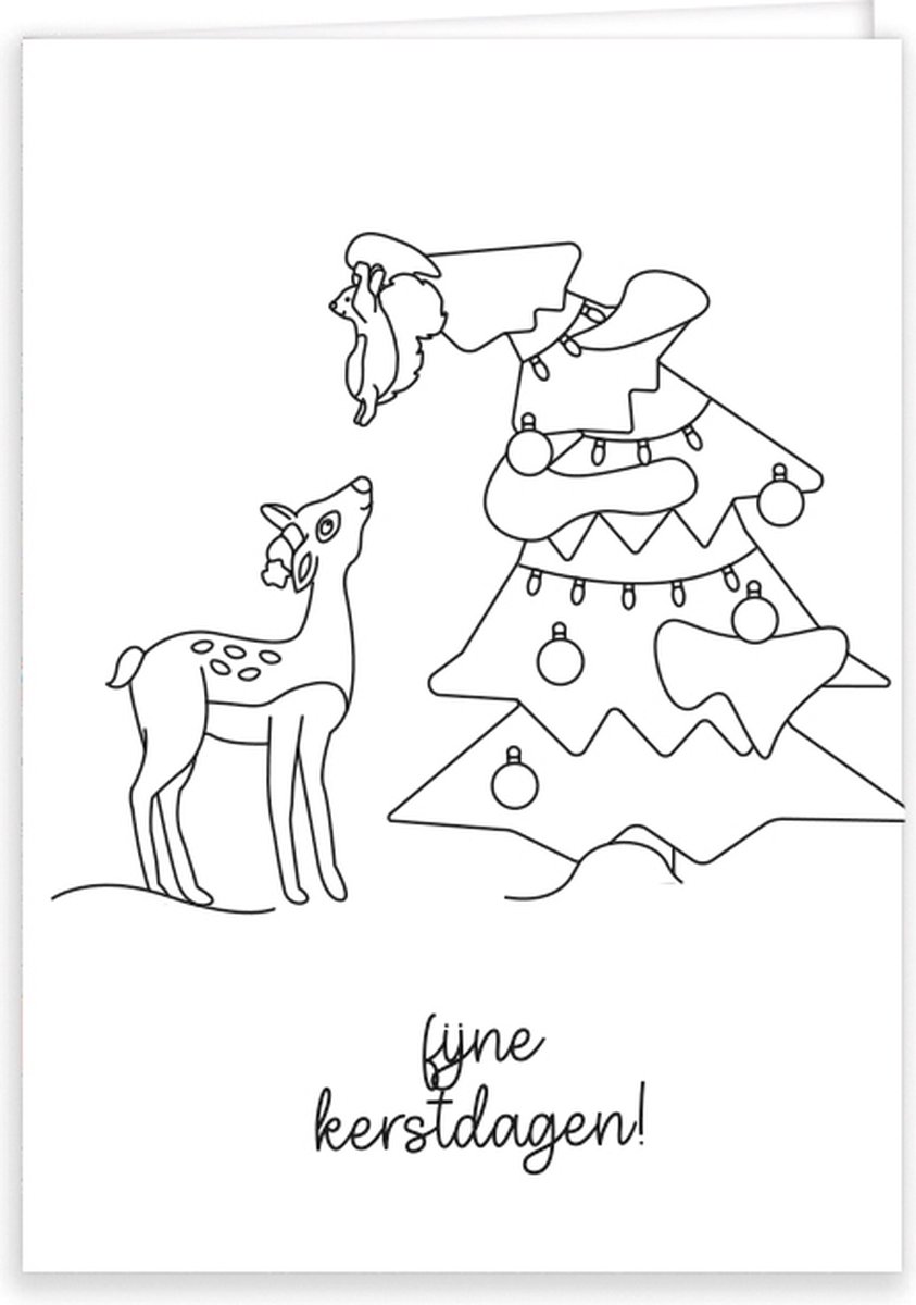 Wenskaarten 10x “Kerst”