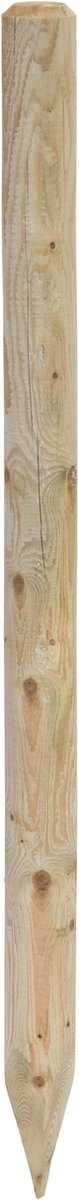 Gefreesde Ronde Palen Hout geïmpregneerd 120cm 6cm - Garmix