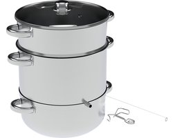 Puurmaken Ontsapper / stoomextractor 5 liter - sappan - stoomextractor